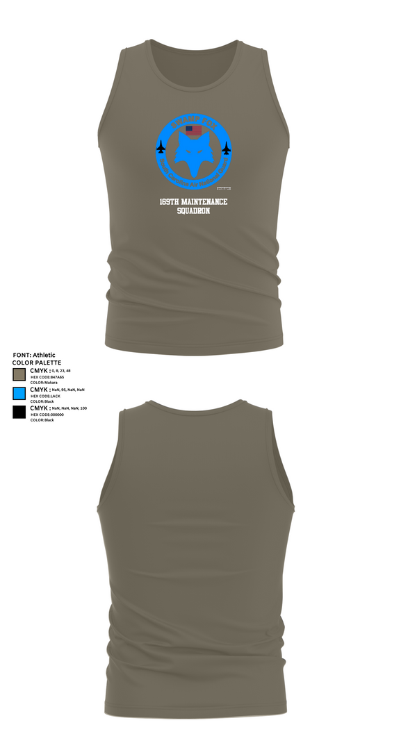 Tank Top, 169th Maintenance Squadron, , Teamtime, Team time, sublimation, custom sports apparel, team uniforms, spirit wear, spiritwear, sports uniforms, custom shirts, team store, custom team store, fundraiser sports, apparel fundraiser