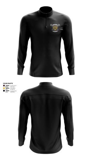 Quarter Zip Jacket, Granby Youth Lacrosse, Men's Lacrosse, Teamtime, Team time, sublimation, custom sports apparel, team uniforms, spirit wear, spiritwear, sports uniforms, custom shirts, team store, custom team store, fundraiser sports, apparel fundraiser