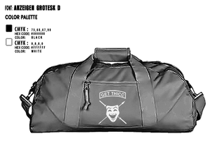 Duffle Bag, THICC BOIZ, Army, Teamtime, Team time, sublimation, custom sports apparel, team uniforms, spirit wear, spiritwear, sports uniforms, custom shirts, team store, custom team store, fundraiser sports, apparel fundraiser