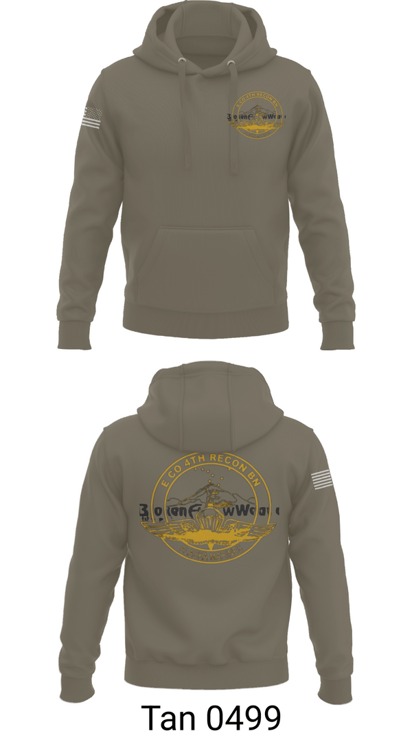 Hoodie, E Co 4th Recon BN, , Teamtime, Team time, sublimation, custom sports apparel, team uniforms, spirit wear, spiritwear, sports uniforms, custom shirts, team store, custom team store, fundraiser sports, apparel fundraiser