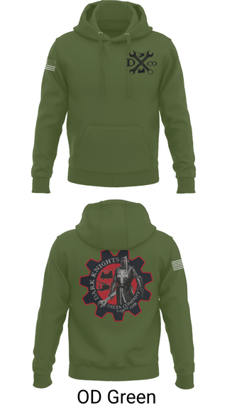 Hoodie, D Co. 2-158th AHB, , Teamtime, Team time, sublimation, custom sports apparel, team uniforms, spirit wear, spiritwear, sports uniforms, custom shirts, team store, custom team store, fundraiser sports, apparel fundraiser