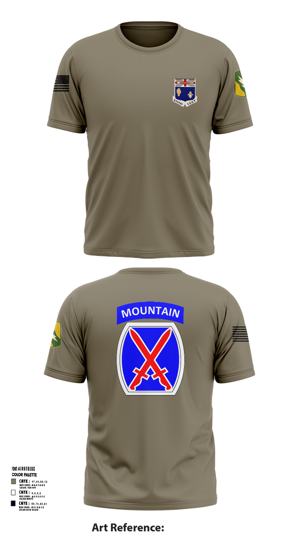 Short Sleeve Performance Shirt, 1-155th, , Teamtime, Team time, sublimation, custom sports apparel, team uniforms, spirit wear, spiritwear, sports uniforms, custom shirts, team store, custom team store, fundraiser sports, apparel fundraiser