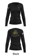 Nine80 78489102 Women's Long Sleeve V-neck Shirt - 35