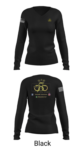 Womens Long Sleeve Vneck Shirt, Nine80, , Teamtime, Team time, sublimation, custom sports apparel, team uniforms, spirit wear, spiritwear, sports uniforms, custom shirts, team store, custom team store, fundraiser sports, apparel fundraiser