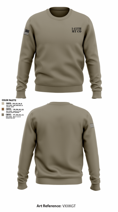 145th MT CO 93155465 Crew Neck Sweatshirt - 3