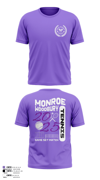 Short Sleeve Performance Shirt, Monroe Woodbury, Tennis, Teamtime, Team time, sublimation, custom sports apparel, team uniforms, spirit wear, spiritwear, sports uniforms, custom shirts, team store, custom team store, fundraiser sports, apparel fundraiser
