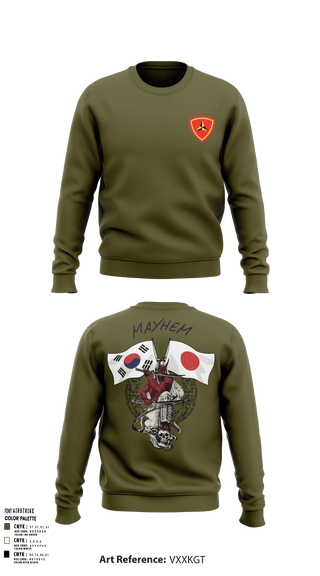 Crew Neck Sweatshirt, 3/11 Mayhem, , Teamtime, Team time, sublimation, custom sports apparel, team uniforms, spirit wear, spiritwear, sports uniforms, custom shirts, team store, custom team store, fundraiser sports, apparel fundraiser