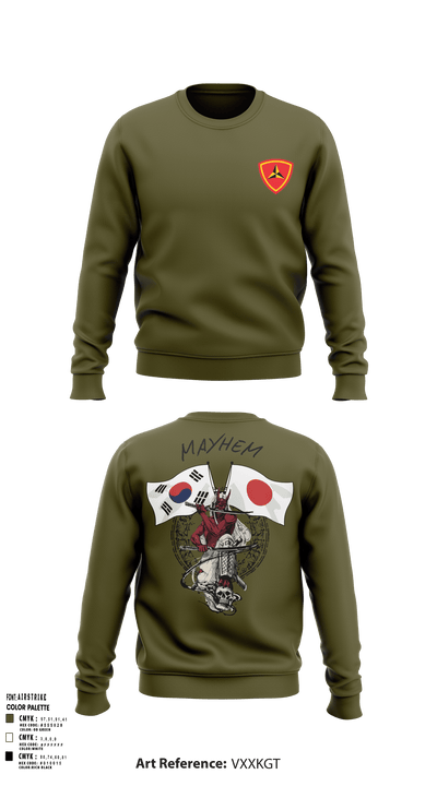 3/11 Mayhem 49305412 Crew Neck Sweatshirt - 106