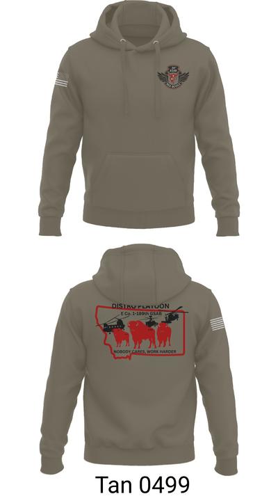E co. 1-189th 4920111 Hoodie - 74