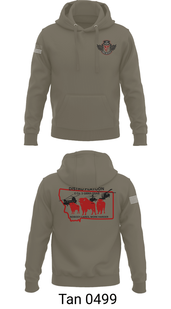 Hoodie, E co. 1-189th, , Teamtime, Team time, sublimation, custom sports apparel, team uniforms, spirit wear, spiritwear, sports uniforms, custom shirts, team store, custom team store, fundraiser sports, apparel fundraiser