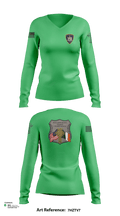 NYS Court Officer 64185384 Women's Long Sleeve V-neck Shirt - 9 (2)