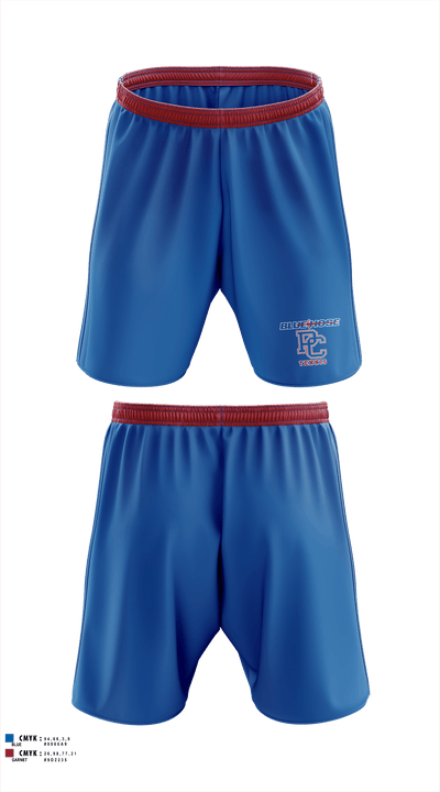 Presbyterian College Men's Tennis 5017736 Athletic Shorts With Pockets - 1