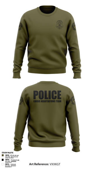 Crew Neck Sweatshirt, MCPD CNT, Police, Teamtime, Team time, sublimation, custom sports apparel, team uniforms, spirit wear, spiritwear, sports uniforms, custom shirts, team store, custom team store, fundraiser sports, apparel fundraiser