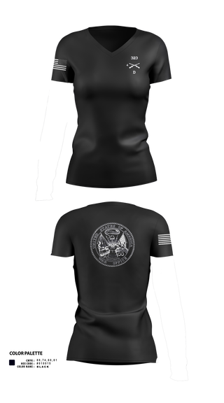 Womens Short Sleeve Vneck Shirt, D 4-323, , Teamtime, Team time, sublimation, custom sports apparel, team uniforms, spirit wear, spiritwear, sports uniforms, custom shirts, team store, custom team store, fundraiser sports, apparel fundraiser
