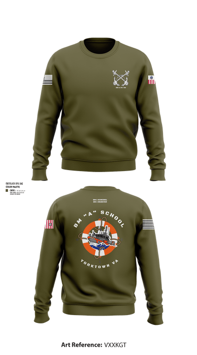 BM “A” 25-06 10728160 Crew Neck Sweatshirt - 106