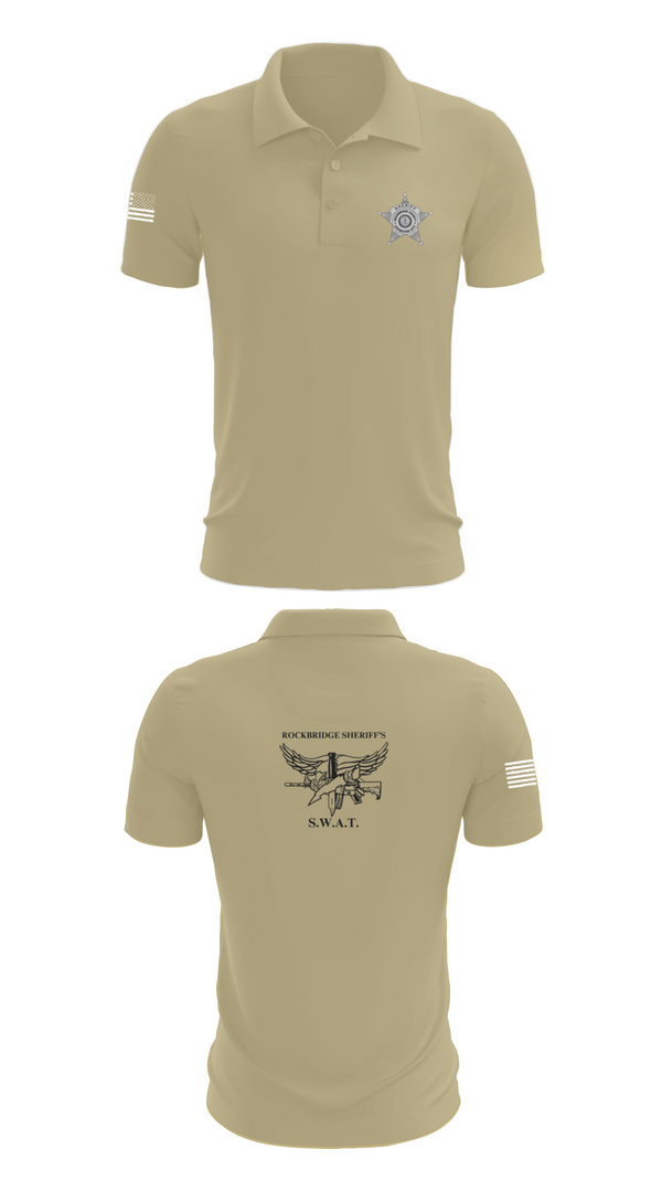 Short Sleeve Performance Polo, Rockbridge County SWAT, , Teamtime, Team time, sublimation, custom sports apparel, team uniforms, spirit wear, spiritwear, sports uniforms, custom shirts, team store, custom team store, fundraiser sports, apparel fundraiser