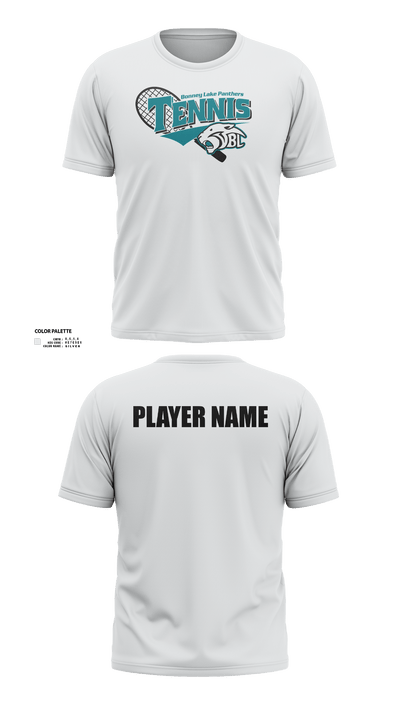 Bonney Lake Panthers Tennis 67829590 Short Sleeve Performance Shirt - 2