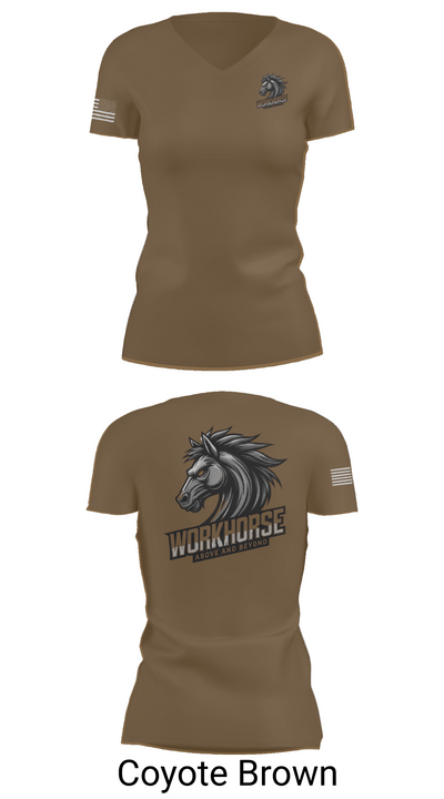 224th MI 54422647 Women's Short Sleeve V-neck Shirt - 8
