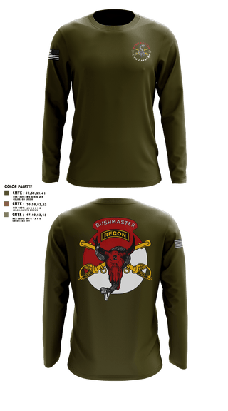 Long Sleeve Performance Shirt, 1/113 CAV B-Troop, Army, Teamtime, Team time, sublimation, custom sports apparel, team uniforms, spirit wear, spiritwear, sports uniforms, custom shirts, team store, custom team store, fundraiser sports, apparel fundraiser