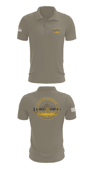 Short Sleeve Performance Polo, E Co 4th Recon BN, , Teamtime, Team time, sublimation, custom sports apparel, team uniforms, spirit wear, spiritwear, sports uniforms, custom shirts, team store, custom team store, fundraiser sports, apparel fundraiser