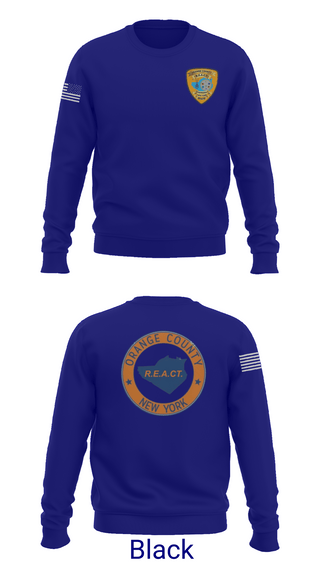 Crew Neck Sweatshirt, Orange County REACT, , Teamtime, Team time, sublimation, custom sports apparel, team uniforms, spirit wear, spiritwear, sports uniforms, custom shirts, team store, custom team store, fundraiser sports, apparel fundraiser