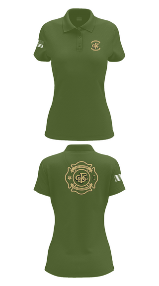 Womens Short Sleeve Performance Polo, Casa Grande Fire Department, , Teamtime, Team time, sublimation, custom sports apparel, team uniforms, spirit wear, spiritwear, sports uniforms, custom shirts, team store, custom team store, fundraiser sports, apparel fundraiser
