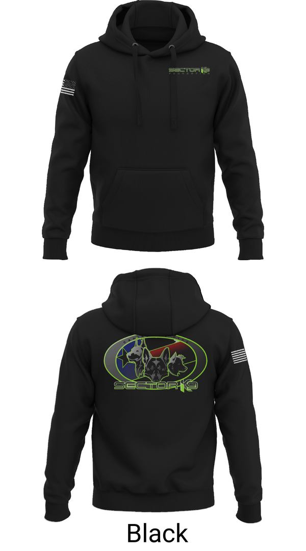 Hoodie, Sector K9 Foundation, , Teamtime, Team time, sublimation, custom sports apparel, team uniforms, spirit wear, spiritwear, sports uniforms, custom shirts, team store, custom team store, fundraiser sports, apparel fundraiser