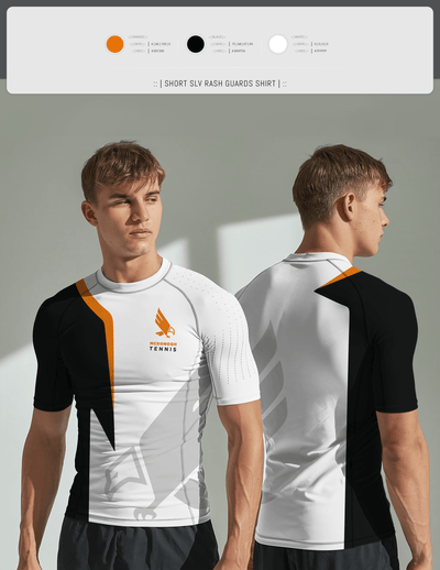 Mcdonogh Boys Tennis 54168368 Short Sleeve Rash Guard Shirt - 3