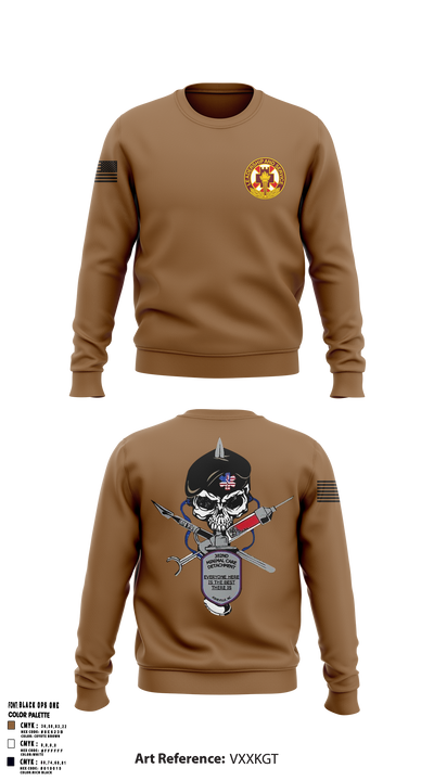 382nd Minimal Care Detachment 80565021 Crew Neck Sweatshirt - 1