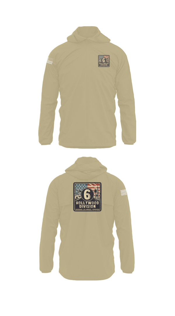 Windbreaker, Hollywood Division, Police, Teamtime, Team time, sublimation, custom sports apparel, team uniforms, spirit wear, spiritwear, sports uniforms, custom shirts, team store, custom team store, fundraiser sports, apparel fundraiser