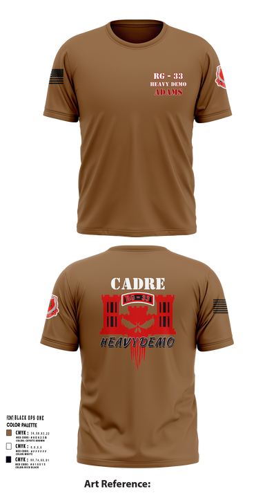 CESD Bravo 35th Engineer Battalion 45351759 Short Sleeve Performance Shirt - 102