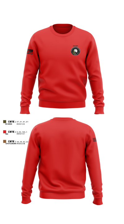 C CO 2-13th AVN REGT 33503079 Crew Neck Sweatshirt - 3
