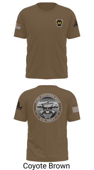 Old School Cotton Feel Shirt, Fire Controlman, Navy, Teamtime, Team time, sublimation, custom sports apparel, team uniforms, spirit wear, spiritwear, sports uniforms, custom shirts, team store, custom team store, fundraiser sports, apparel fundraiser