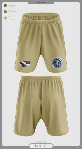 Athletic Shorts With Pockets, PREVENTATIVE MEDICINE, , Teamtime, Team time, sublimation, custom sports apparel, team uniforms, spirit wear, spiritwear, sports uniforms, custom shirts, team store, custom team store, fundraiser sports, apparel fundraiser
