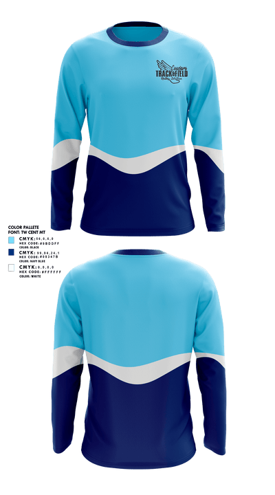 Southwest Edgecombe Cougars 34043966 Long Sleeve Performance Shirt 1