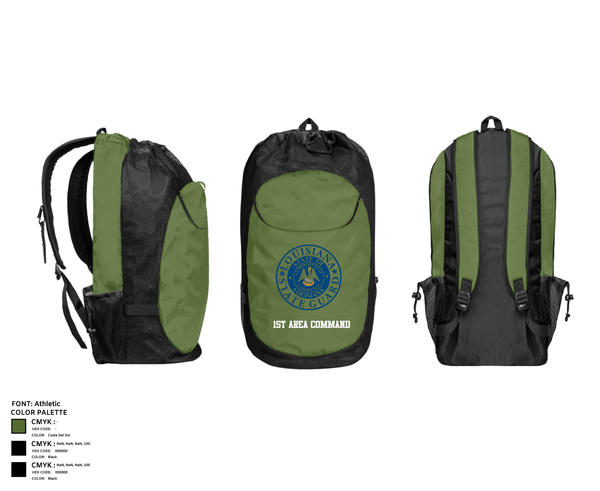 Gear Bag, 1st Area Command, , Teamtime, Team time, sublimation, custom sports apparel, team uniforms, spirit wear, spiritwear, sports uniforms, custom shirts, team store, custom team store, fundraiser sports, apparel fundraiser