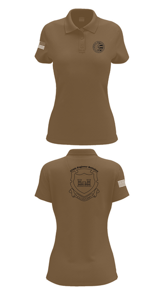 Womens Short Sleeve Performance Polo, 132d MRBC, 579th EN BN, 49th MP DIV, , Teamtime, Team time, sublimation, custom sports apparel, team uniforms, spirit wear, spiritwear, sports uniforms, custom shirts, team store, custom team store, fundraiser sports, apparel fundraiser