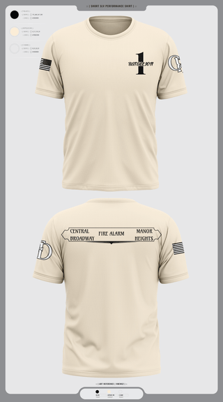 Short Sleeve Performance Shirt, Battalion 1, , Teamtime, Team time, sublimation, custom sports apparel, team uniforms, spirit wear, spiritwear, sports uniforms, custom shirts, team store, custom team store, fundraiser sports, apparel fundraiser