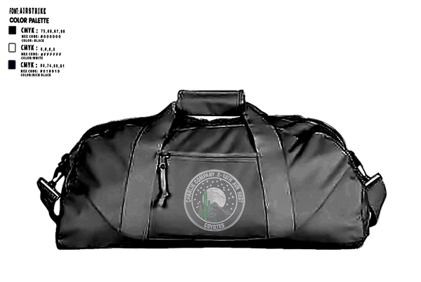 Duffle Bag, C Co. 2-13th, , Teamtime, Team time, sublimation, custom sports apparel, team uniforms, spirit wear, spiritwear, sports uniforms, custom shirts, team store, custom team store, fundraiser sports, apparel fundraiser