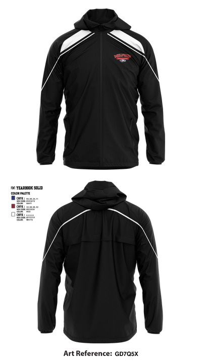 Milford Eagles Pop Warner Football and Cheer 85500081 Windbreaker - 4 (1)