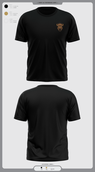 Short Sleeve Performance Shirt, Hugo Buffaloes Tennis, Tennis, Teamtime, Team time, sublimation, custom sports apparel, team uniforms, spirit wear, spiritwear, sports uniforms, custom shirts, team store, custom team store, fundraiser sports, apparel fundraiser