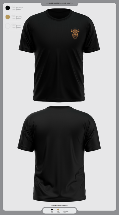 Hugo Buffaloes Tennis 74444734 Short Sleeve Performance Shirt - 2