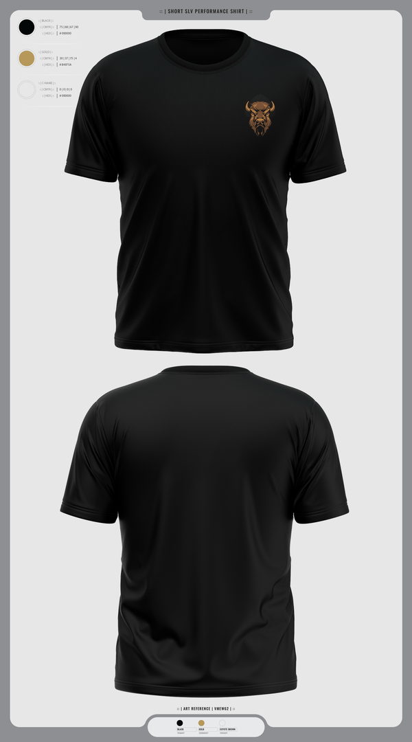 Short Sleeve Performance Shirt, Hugo Buffaloes Tennis, Tennis, Teamtime, Team time, sublimation, custom sports apparel, team uniforms, spirit wear, spiritwear, sports uniforms, custom shirts, team store, custom team store, fundraiser sports, apparel fundraiser