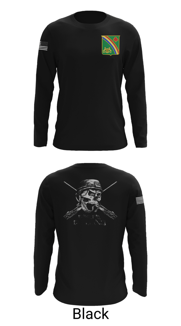 Long Sleeve Performance Shirt, 1st Battalion 69th Infantry Regiment, Army, Teamtime, Team time, sublimation, custom sports apparel, team uniforms, spirit wear, spiritwear, sports uniforms, custom shirts, team store, custom team store, fundraiser sports, apparel fundraiser