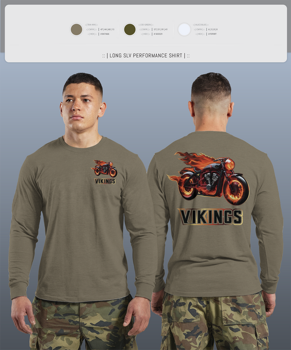 Long Sleeve Performance Shirt, Vikings, , Teamtime, Team time, sublimation, custom sports apparel, team uniforms, spirit wear, spiritwear, sports uniforms, custom shirts, team store, custom team store, fundraiser sports, apparel fundraiser
