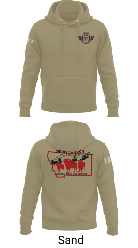 Hoodie, E co. 1-189th, , Teamtime, Team time, sublimation, custom sports apparel, team uniforms, spirit wear, spiritwear, sports uniforms, custom shirts, team store, custom team store, fundraiser sports, apparel fundraiser
