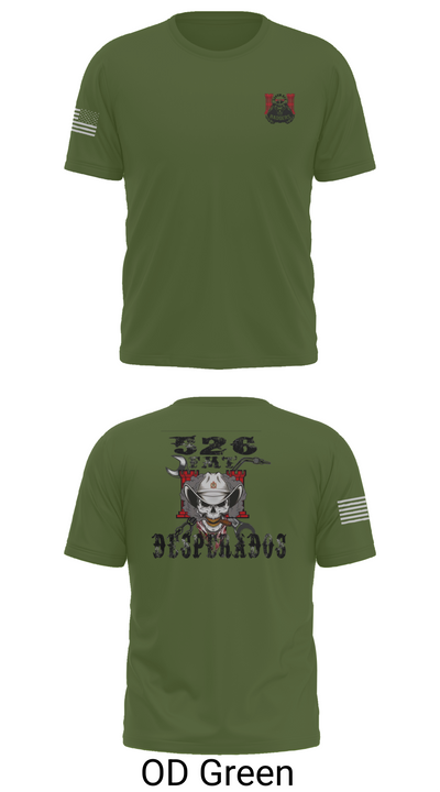 526th ECC Desperados FMT 5277023 Short Sleeve Performance Shirt - 56