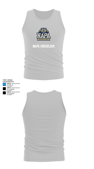 Tank Top, Napa Grizzlies, Women's Lacrosse, Teamtime, Team time, sublimation, custom sports apparel, team uniforms, spirit wear, spiritwear, sports uniforms, custom shirts, team store, custom team store, fundraiser sports, apparel fundraiser