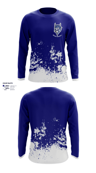 Long Sleeve Performance Shirt, Dreher High School Baseball, Baseball, Teamtime, Team time, sublimation, custom sports apparel, team uniforms, spirit wear, spiritwear, sports uniforms, custom shirts, team store, custom team store, fundraiser sports, apparel fundraiser