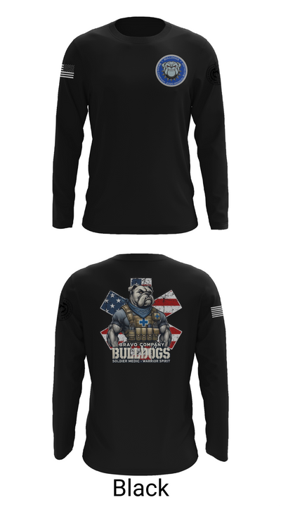 Bravo Company Bulldogs 26926733 Long Sleeve Performance Shirt 26